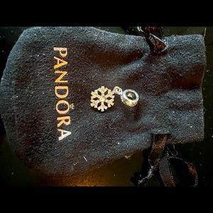 Pandora snowflake charm